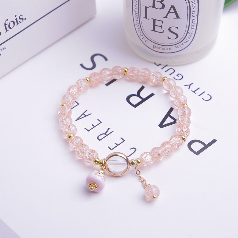 Cute crystal opal bracelet for girls