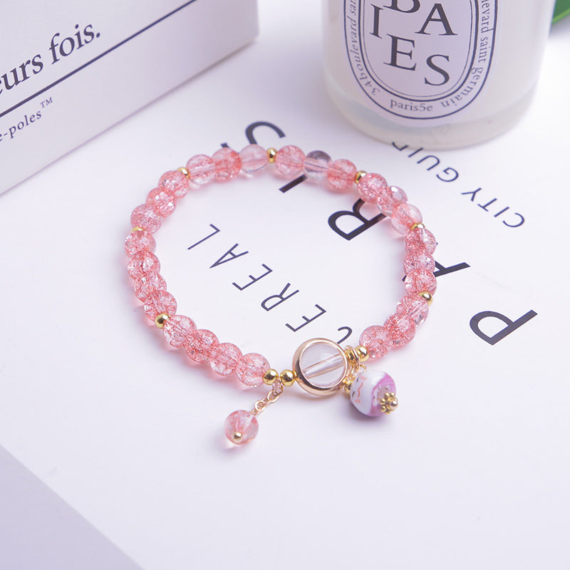 Cute crystal opal bracelet for girls