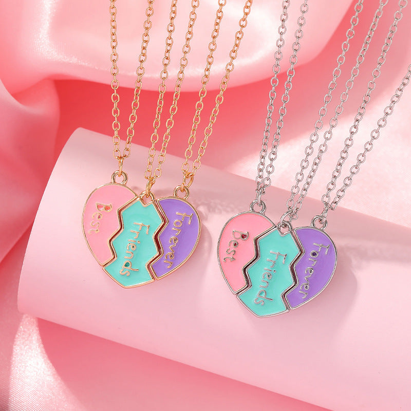 Creative Fashion New Letter Good Friend Necklace